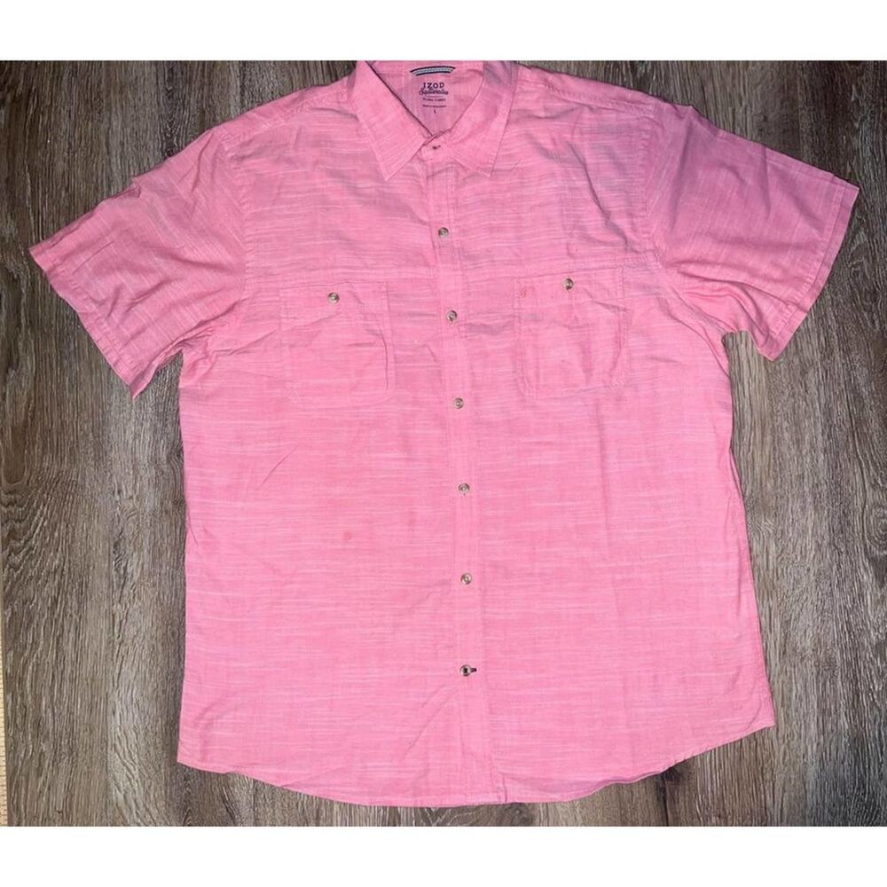 IZOD Saltwater Relaxed Classic Short Sleeve Bottom Down
